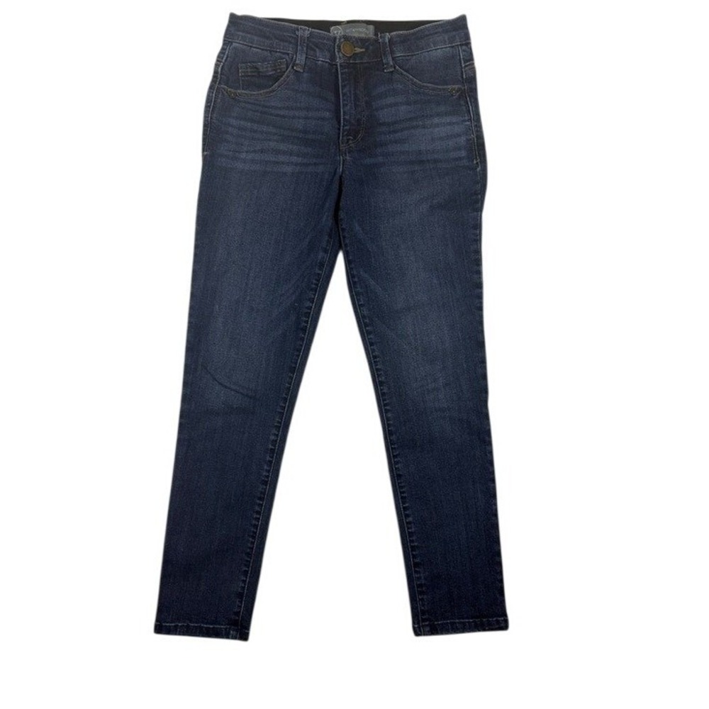 Wit & Wisdom Ab-solution Skinny Jeans Dark Indigo Petite 0P LP1721W5EH